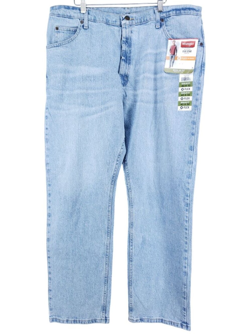 Wrangler Regular Fit Jeans Men's Size 40x32 Flex